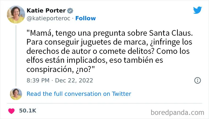 Una pregunta totalmente real sobre Santa