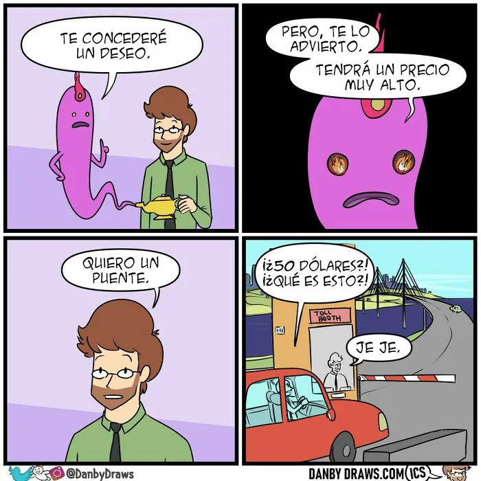 15 Divertidos cómics con finales inesperados, por Danby Draws