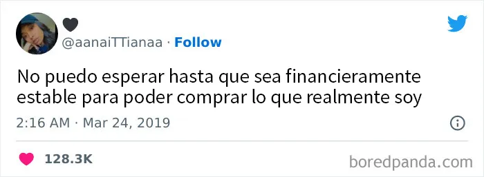 20 Tuits divertidos de personas que están sin blanca y se ríen a pesar de todo