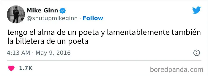 20 Tuits divertidos de personas que están sin blanca y se ríen a pesar de todo