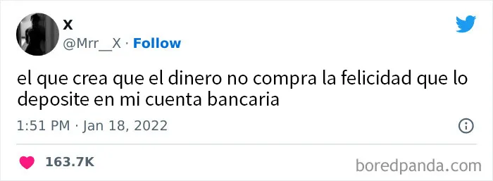 20 Tuits divertidos de personas que están sin blanca y se ríen a pesar de todo