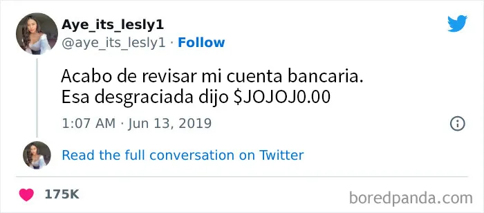 20 Tuits divertidos de personas que están sin blanca y se ríen a pesar de todo