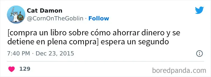 20 Tuits divertidos de personas que están sin blanca y se ríen a pesar de todo