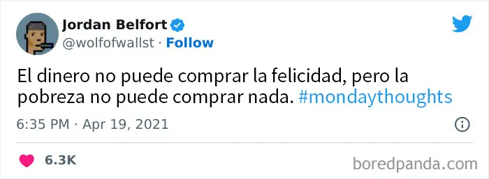 20 Tuits divertidos de personas que están sin blanca y se ríen a pesar de todo