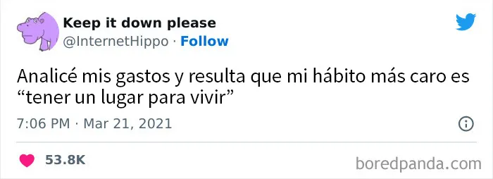 20 Tuits divertidos de personas que están sin blanca y se ríen a pesar de todo