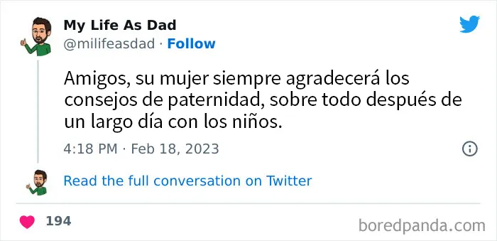 20 Divertidos tuits sobre ser padres del mes de Febrero que resultarán familiares