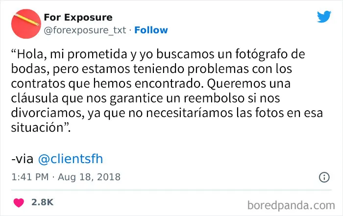 20 Frustrantes ejemplos de esas personas que ofrecen “visibilidad y publicidad” a cambio de un trabajo