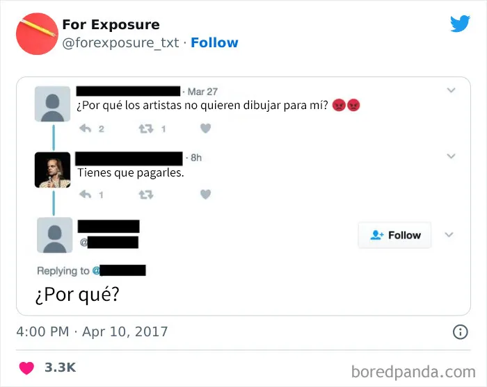 20 Frustrantes ejemplos de esas personas que ofrecen “visibilidad y publicidad” a cambio de un trabajo