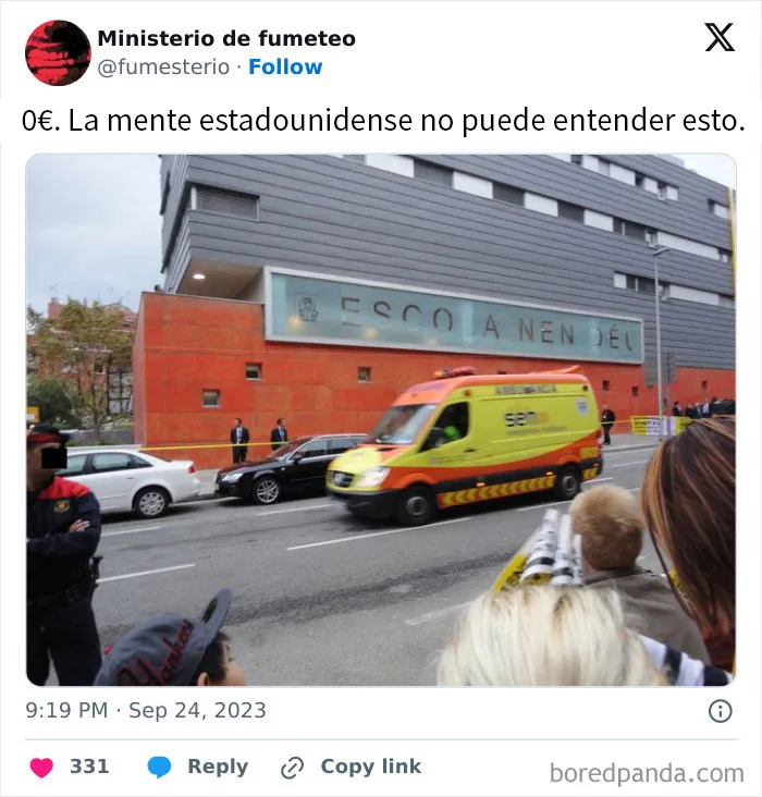 18 Detalles europeos mostrados con el meme de lo que "la mente estadounidense no puede comprender"