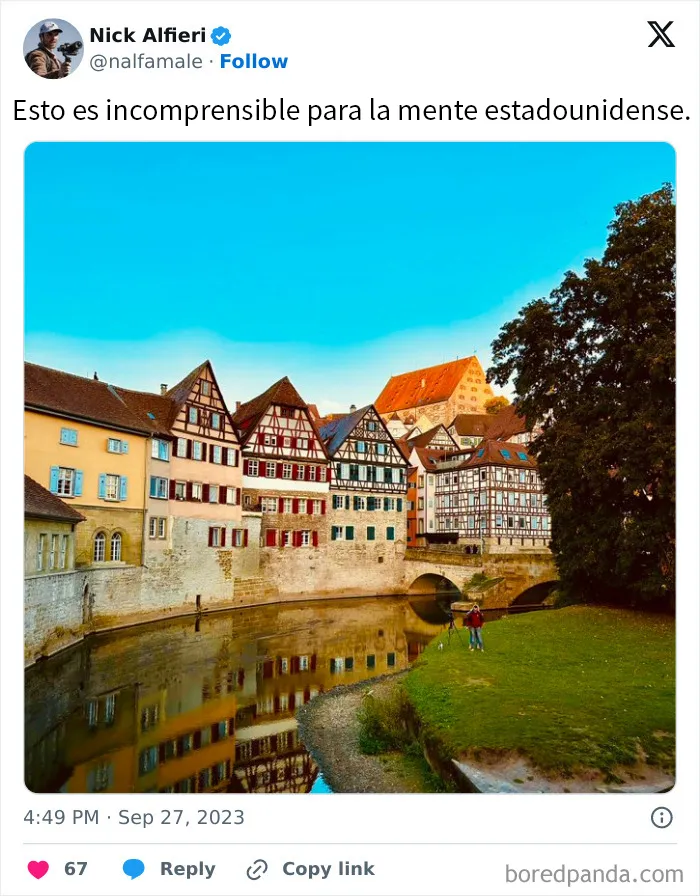 18 Detalles europeos mostrados con el meme de lo que "la mente estadounidense no puede comprender"