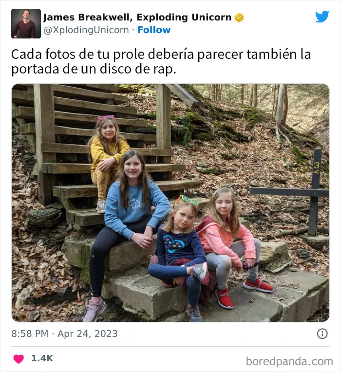 Este padre comparte las conversaciones con sus 4 hijas y es imposible no reírse con ellas
