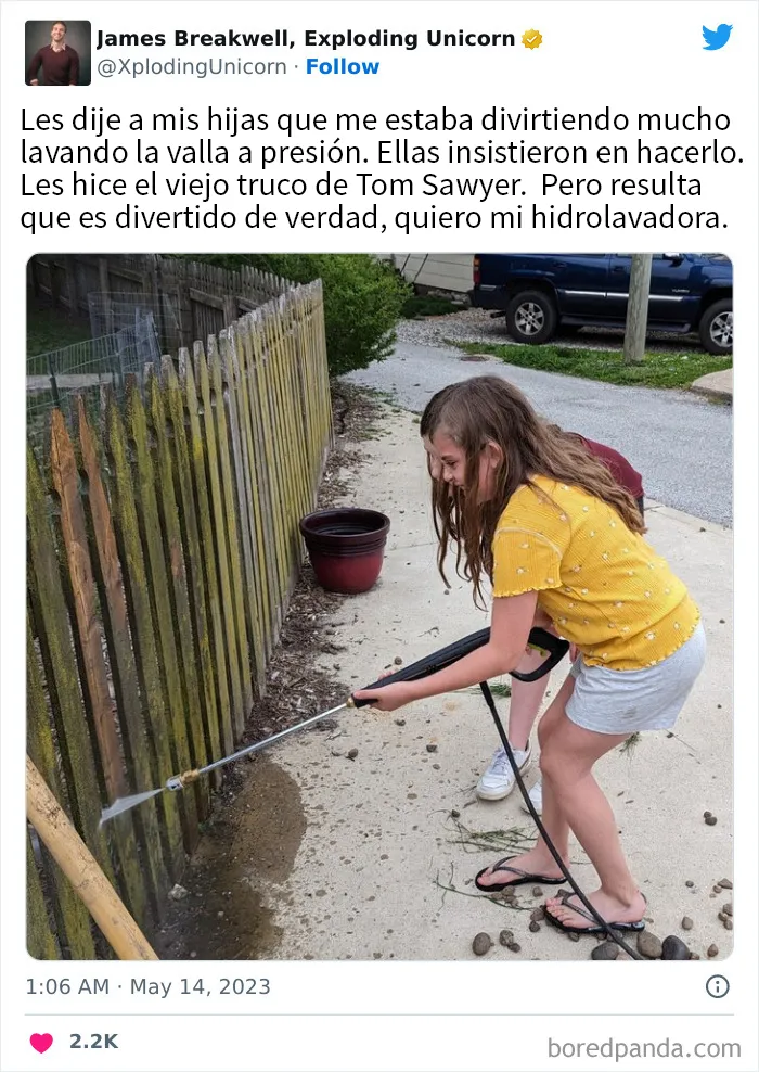Este padre comparte las conversaciones con sus 4 hijas y es imposible no reírse con ellas