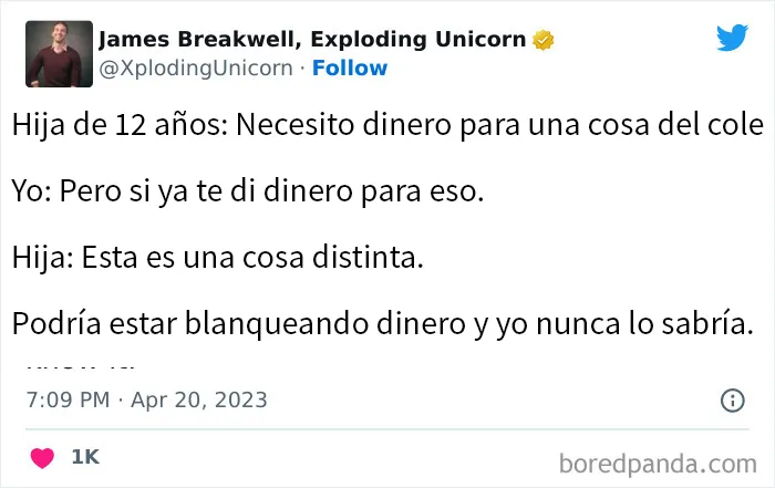 Este padre comparte las conversaciones con sus 4 hijas y es imposible no reírse con ellas