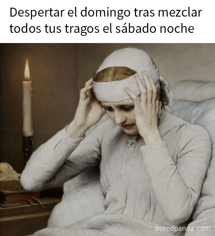 20 Divertidos memes de arte que te harán ver la pintura clásica con otros ojos (nuevas imágenes)