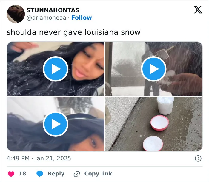 When The Snow Came, Louisiana Danced Like Nobody’s Watching
