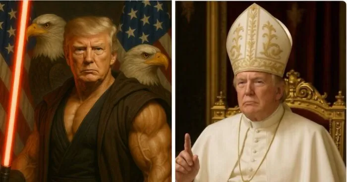 Trump ‘Poses’ With Red Lightsaber On Star Wars Day, Fans Point Out What That Color Actually Means