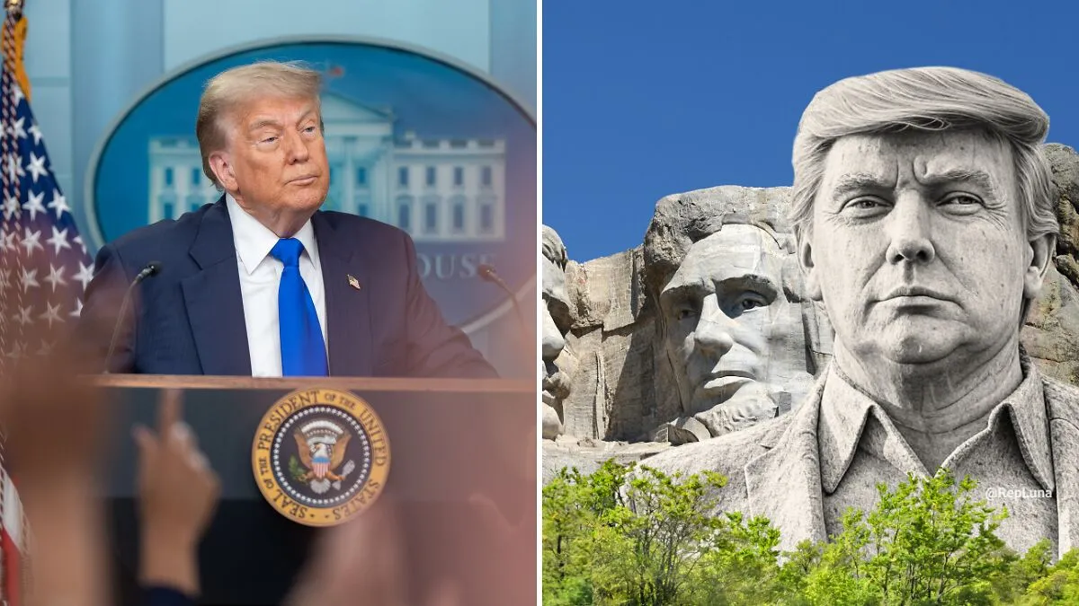 From The Trump Train To Mt Rushmore, These GOP Proposals Take Presidential Fandom To New Heights
