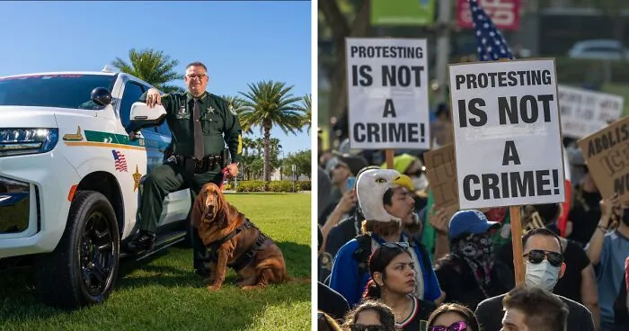 Florida Sheriff Goes On Camera Vowing Deadly Force Against Violent ICE Protestors