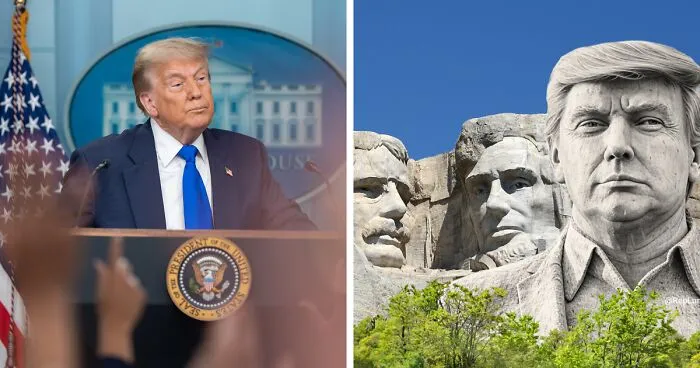 From The Trump Train To Mt Rushmore, These GOP Proposals Take Presidential Fandom To New Heights