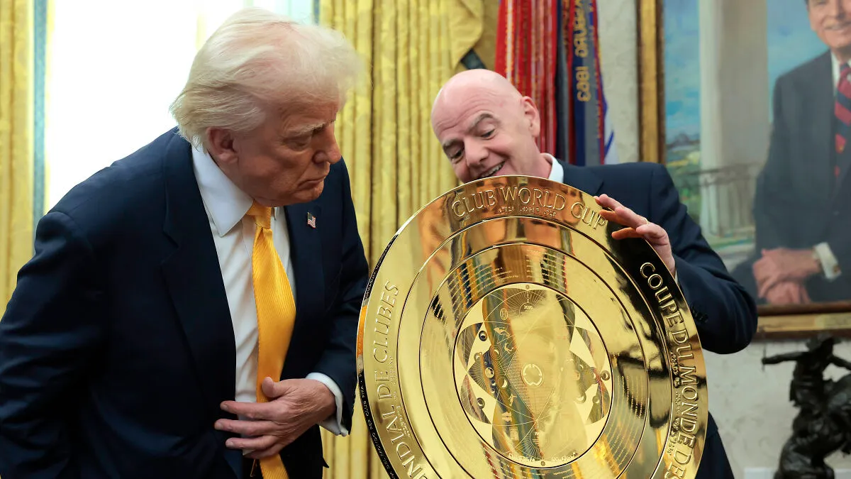 Trump Held On To Gold Club World Cup Trophy For Himself, So FIFA Gave The Winning Team A Replica