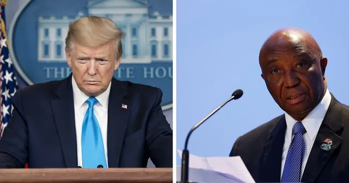 Trump’s Comment On Liberian President’s English Sparks Backlash Across African Continent