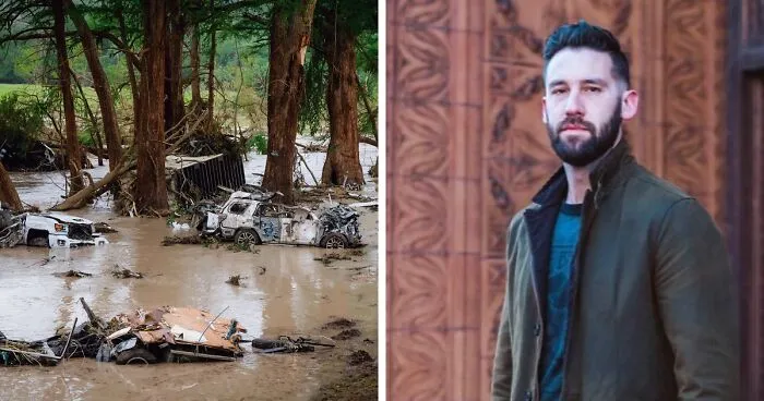 Pulitzer Winner Slammed For Cartoon Showing Drowning Flood Victim Wearing MAGA Hat