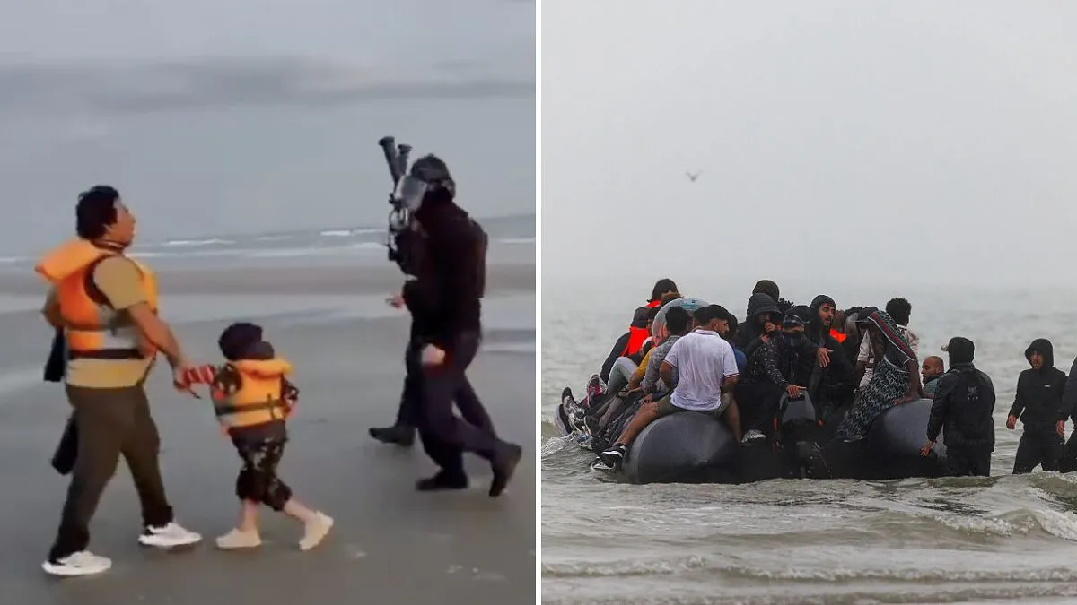 Shocking Video Shows French Cops Clashing With Dad And Son As They Try To Board UK-Bound Boat