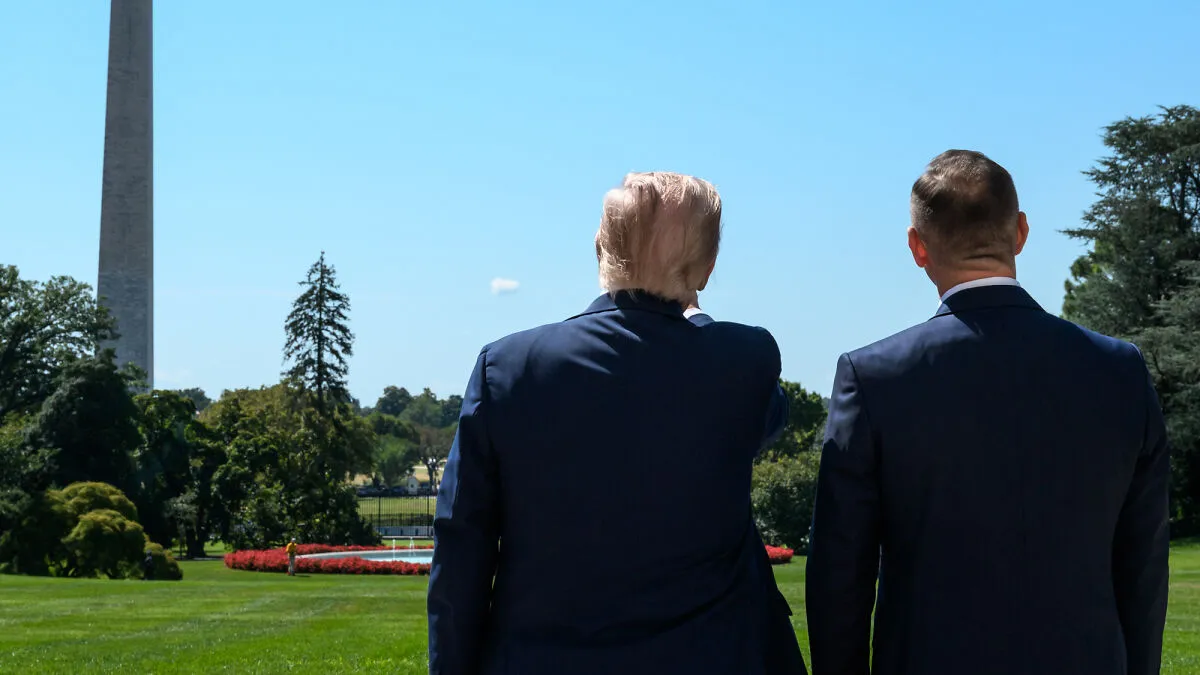 Trump Disrupts Tearful Epstein Victims Rally With Thunderous Jet Flyover