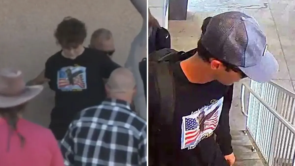 Teen Wearing Shirt Like That Of Accused Charlie Kirk Shooter Stomps Memorial At Turning Point USA