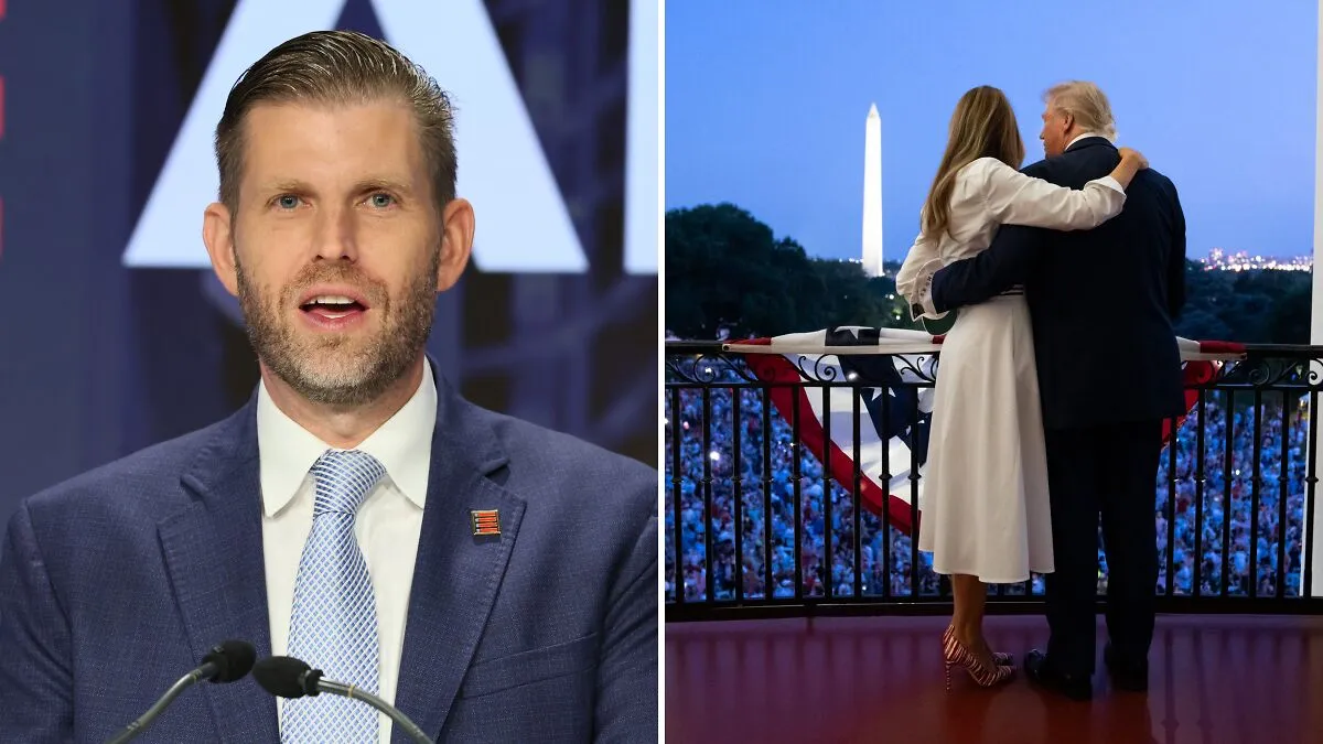 “They Were In Her Closet”: Eric Trump Hurls Donald And Melania Divorce Allegation