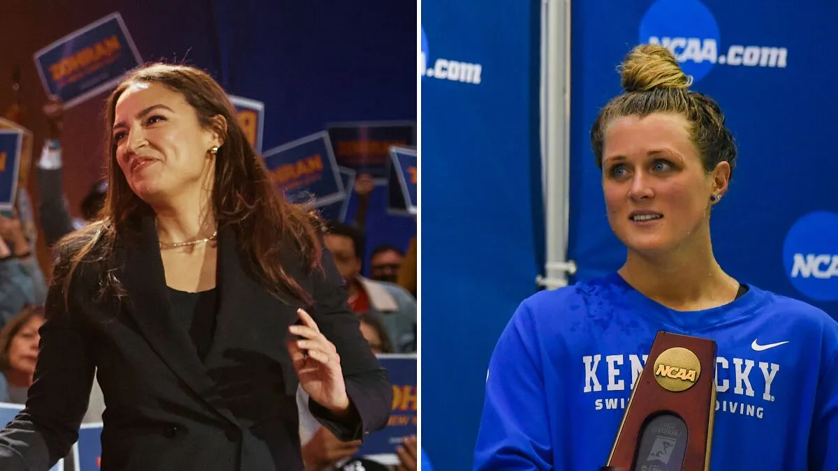 AOC’s Brutal Tweet Clapping Back At Riley Gaines Is Going Viral