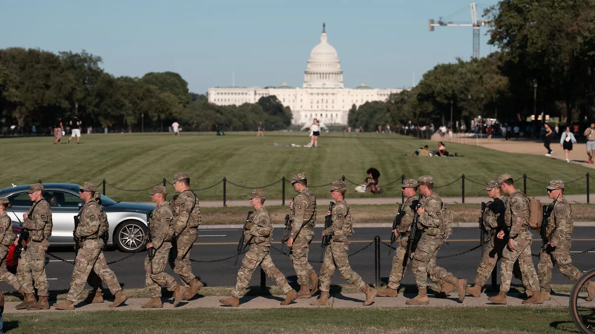 Donald Trump Orders National Guard To Remain In Washington Until End Of February