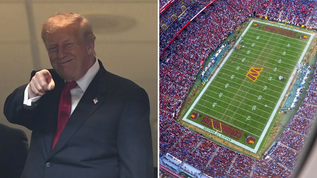 Trump Met With Loud Boos At Football Game After Calling For Stadium To Be Named After Him