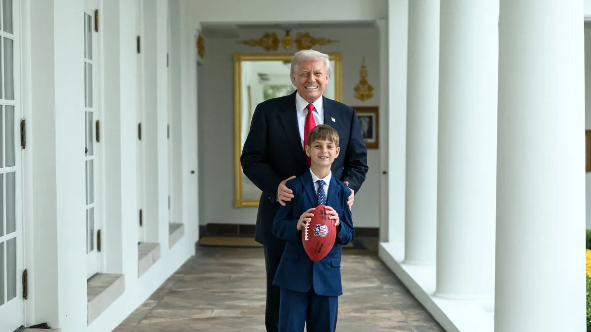 Video Of Trump Walking Funny With His Grandson Fuels More Health Concerns