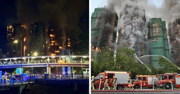 Fatalities From Hong Kong Apartment Complex Fire Rise To 128, Officials Say
