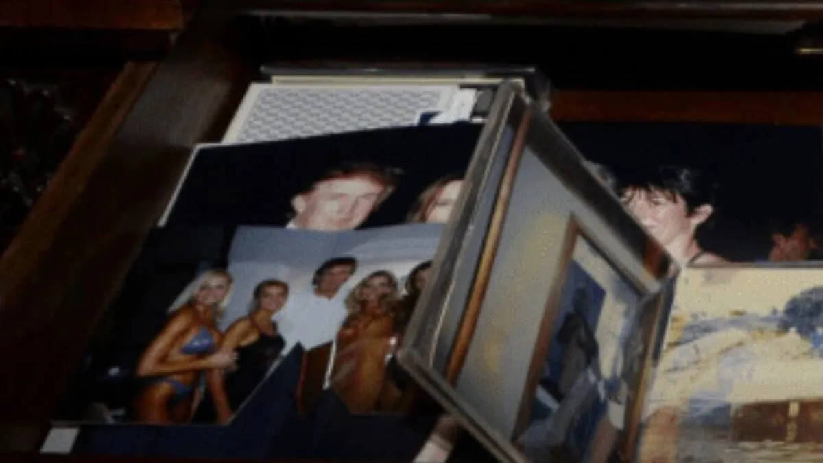 Photo Of Trump With Bikini-Clad Women Removed From Epstein Files Before Embarrassing Reversal