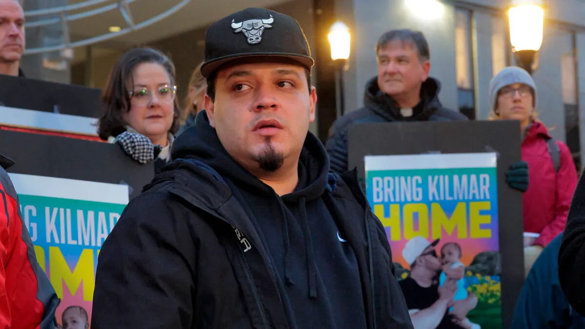 Kilmar Abrego Garcia Vows To “Fight” Trump Admin During First Public Appearance Since Release