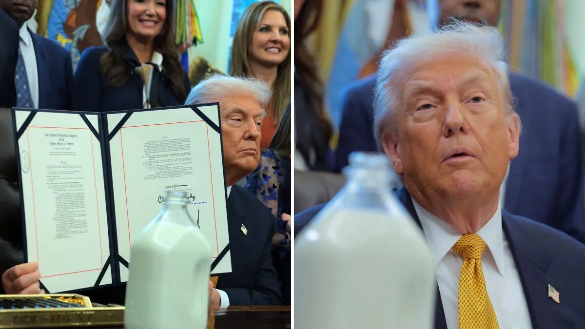 “We Have a Toddler for President”: Trump Roasted After Explaining How to Spell “Whole Milk”