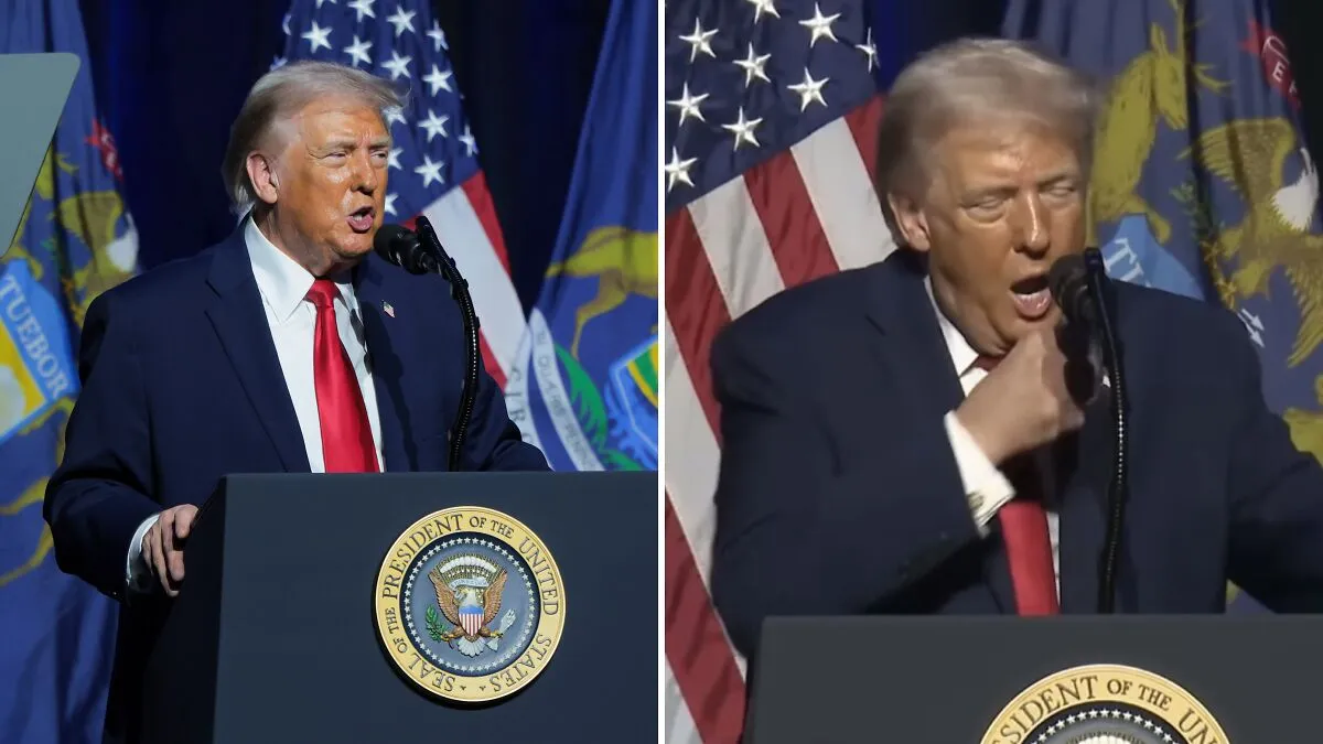 Donald Trump Starts Grunting And Jerking During Speech: “Expiration Date Closing On In”