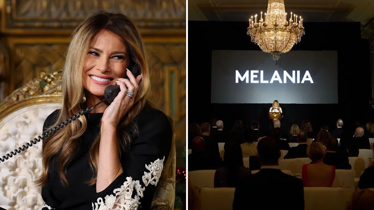 Melania Trump Pulls Back Curtain On Her Gaudy Documentary Screening
