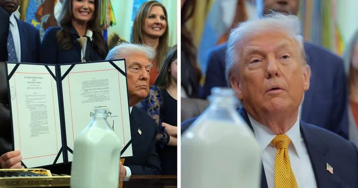 “We Have a Toddler for President”: Trump Roasted After Explaining How to Spell “Whole Milk”