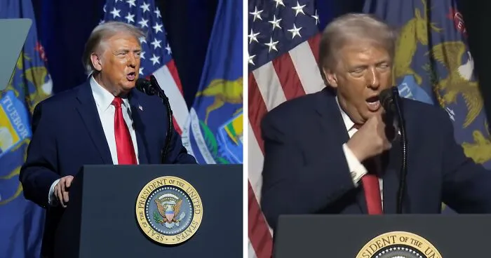 Donald Trump Starts Grunting And Jerking During Speech: “Expiration Date Closing On In”